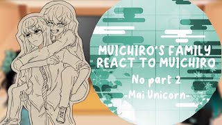 Muichiros fam react to Muichiro No part 2 read the desc Happy late Bday Muichiroamp Yuichiro🎉🎊 [upl. by Ajdan]