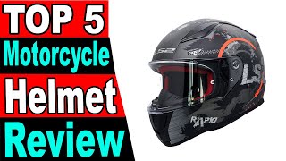 TOP 5 Best Motorcycle Helmet Review 2024 [upl. by Ringo]