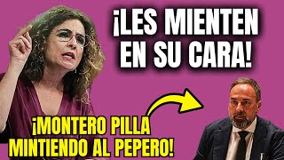 Maria Jesus Montero PILLA MINTIENDO a este DIPUTADO Pepero y le HUMILLA en DIRECTO [upl. by Tillo]