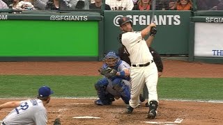 Bumgarner launches a solo blast off Kershaw [upl. by Wagshul]