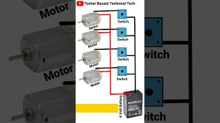 4 DC 5 Volt Motor Connection DIY Project shorts [upl. by Frechette]