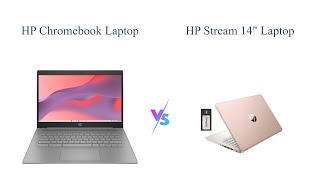 HP Chromebook Laptop vs HP Stream Laptop Comparison 📊 [upl. by Waldon]