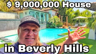 Thats what  9000000 Dollars gets you in Beverly Hills full house tour [upl. by Eneres]