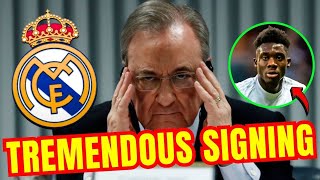 FLORENTINO PEREZ MAKES A TREMENDOUS SIGNING AND CELEBRATES IN SPAIN THESE ARE THE TWO SCENARIOS [upl. by Silvestro]