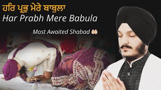 Har Prabh Mere Babula  Bhai Jagjeet Singh Babiha  Gurbani Kirtan  Anand Karaj [upl. by Narba984]