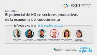 Conversatorio La industria del software el cluster Agtech yotras actividades productivas [upl. by Ellenehc]