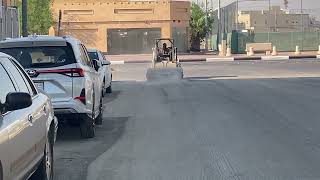 Road repairing procedure in abqaiq City [upl. by Ambur]