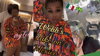 Mr Mrs Webb take on Mexico🇲🇽💃🏽🌴🥂🥃🌮🍬🍮🏎️🎤🏄🏾‍♀️ [upl. by Nochur]