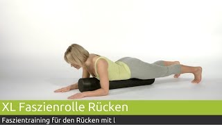 SoftFaszientraining Rücken mit PINOFIT Faszienrolle XL Soft  PINOFIT [upl. by Randa]