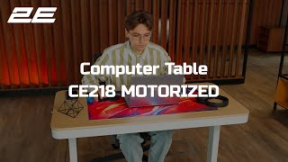 Computer Table 2E CE218 with motorized height adjustment [upl. by Sykleb440]