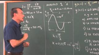 Clase 4 problema 1 y 2 Onda Armónica transversal [upl. by Benco]