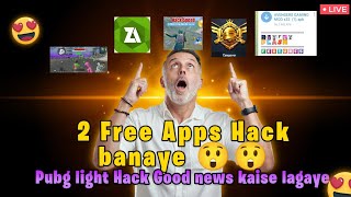 Pubg light Good news Hack kaise banate hai 2 Free apps ki madat se pubg light 0270 Hack banaye 🔥 [upl. by Nami]