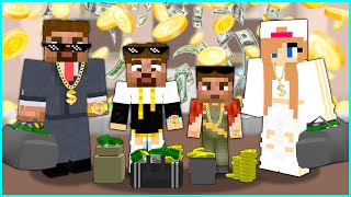 FAKİR VE AİLESİ ÇOK ZENGİN OLDU FİLMİ 🤑  Minecraft ZENGİN FAKİR HAYATI [upl. by Ahsiled448]