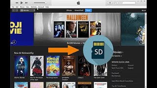 Transfer iTunes Movies to SD Card How [upl. by Ynaffit]