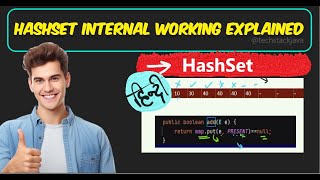 Java HashSet Internal Working  With Example  Hindi  Imp Interview Question [upl. by Anaitsirc626]