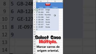 Múltiplo SELECT CASE  Excel VBA [upl. by Fan]