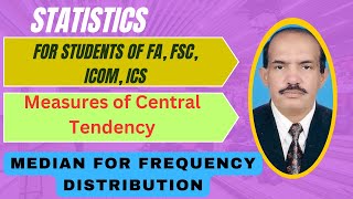 Calculating Median for Frequency Distribution  Statistic Class 11  Measures of Central Tendencies [upl. by Lirrehs]