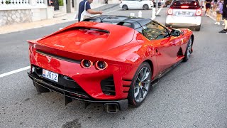 Ferrari 812 Competizione Driving in Monaco [upl. by Mharba11]