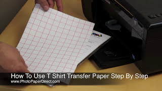 How To Use T Shirt Transfer Paper Step By Step [upl. by Notecnirp]