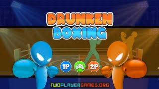 Lets Play DRUNKEN BOXING  Free on TwoPlayerGamesOrg [upl. by Iaras]