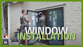 Andersen 100 Series Casement Window Installation [upl. by Arikehs627]