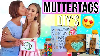 DIY MUTTERTAG GESCHENKE 🤩 5 DIYGeschenkideen zum Muttertag 2018 [upl. by Appleton]