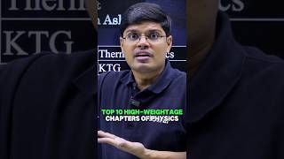 JEE 2025  10 HighWeightage Chapters of physics📚🔥  IIT Motivation Status shorts iitbombay [upl. by Husein]