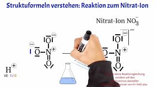 Strukturformeln mit Formalladungen verstehen NitratIon aus Salpetersäure [upl. by Nagyam838]