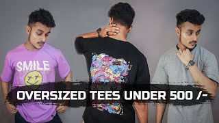 Best Oversized t shirt under 500 for men  DCOD Style [upl. by Bard525]