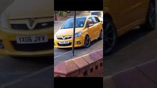 Vauxhall Zafira vxr yellow [upl. by Aryek]