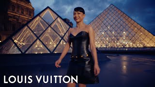 Liza Koshy at the Women’s FallWinter 2024 Show in Paris LOUIS VUITTON [upl. by Larina]