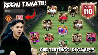 AKHIRNYA OVR TEAM KU 110 OVR TERTINGGI DI DALAM GAME FC MOBILE RESMI TAMAT   EA FC MOBILE 25 [upl. by Durware]