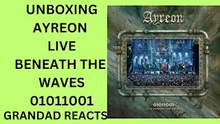 Unboxing DVD Ayreon Live Beneath The Waves Grandad Reacts 01011001 [upl. by Htebazileharas162]