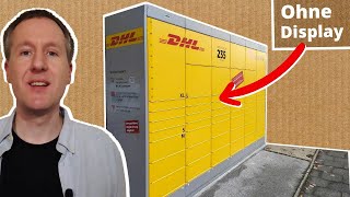 Appgesteuerte Packstation Verschicken und abholen von DHLPaketen [upl. by Evered]