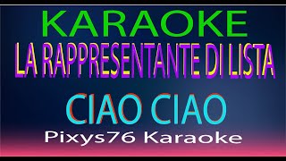 La Rappresentante di Lista  Ciao Ciao Karaoke Sanremo 2022 [upl. by Audrey]