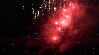 Vuurwerk voorjaarskermis Enschede 2014  Guidos orchestra  Elevation [upl. by Adlay887]