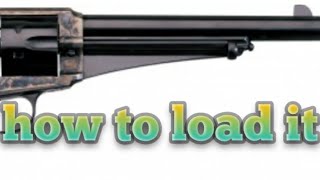 How to load a Remington 1875 bb pellet revolver [upl. by Inama]