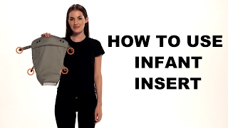 How Do I Use Infant Insert  360 Baby Carrier  Ergobaby [upl. by Weinhardt196]