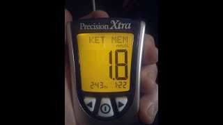 Measuring my Blood Ketones for the first time  The method is working [upl. by Nohs]