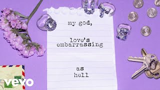 Olivia Rodrigo  love is embarrassing Official Lyric Video [upl. by Eglantine]