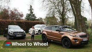 Land Rover Range Rover Evoque vs Mercedes GLA vs Volkswagen Tiguan video 4 of 4 [upl. by Ecnerolf]