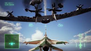 Ace combat 7 Mission 19 Lighthouse Ace difficulty F16C Fighting Falcon [upl. by Iramaj]