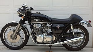 76 Honda CB750 Four Cafe Racer [upl. by Boy379]