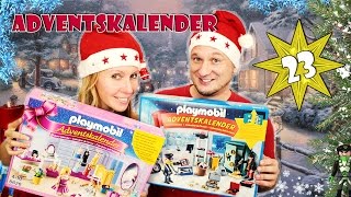 PLAYMOBIL Adventskalender quotPolizeieinsatz im Juweliergeschäftquot und quotAnkleidespaßquot  Benmasterful [upl. by Gabriell]