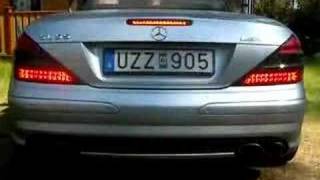 Mercedes sl55 amg v12 biturbo sick sound [upl. by Aicekal]