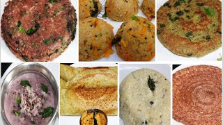 Indian Breakfast For Diabetics  Diabetic Breakfast Recipe Monday to Friday  Millet Recipes [upl. by Erised201]