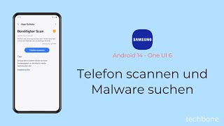 Telefon scannen und Malware suchen  Samsung Android 14  One UI 6 [upl. by Vogel]