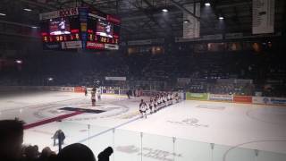 201617 Barrie Colts Home Opener Player Intro [upl. by Ortiz292]