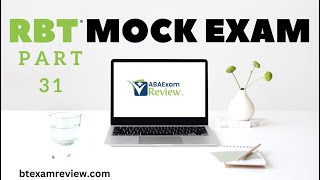 Pass the RBT® Exam  RBT® Practice Exam  Full Mock RBT® Exam Review Part 31 [upl. by Burford]