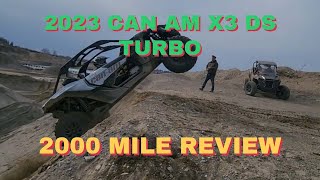 2023 CAN AM X3 DS TURBO 2000 Mile Review [upl. by Care458]